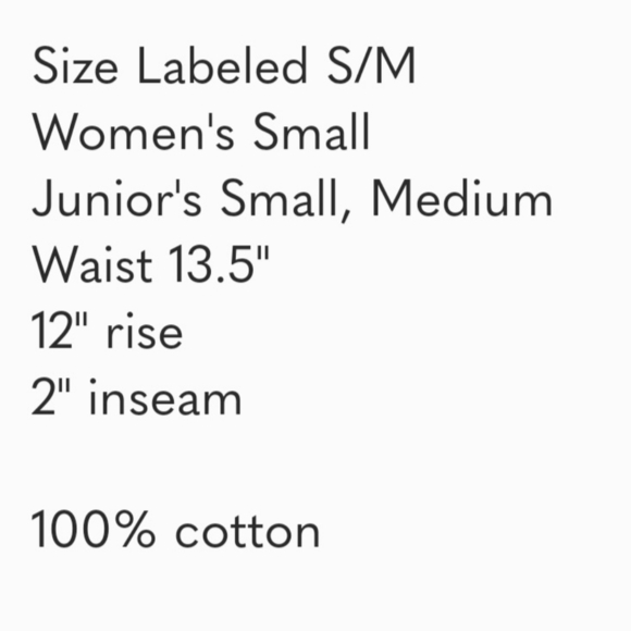 Embroidered Denim Shorts High Waisted Raw Hem Size S Cutoff - Picture 7 of 8